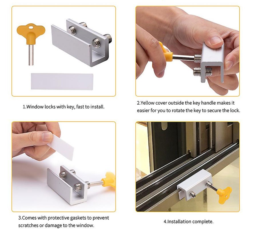 install your sliding window locks