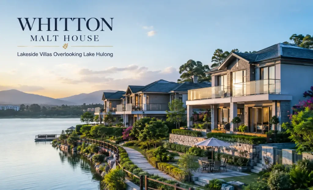 Whitton Malt House lakeside villas overlooking the scenic Lake Hulong